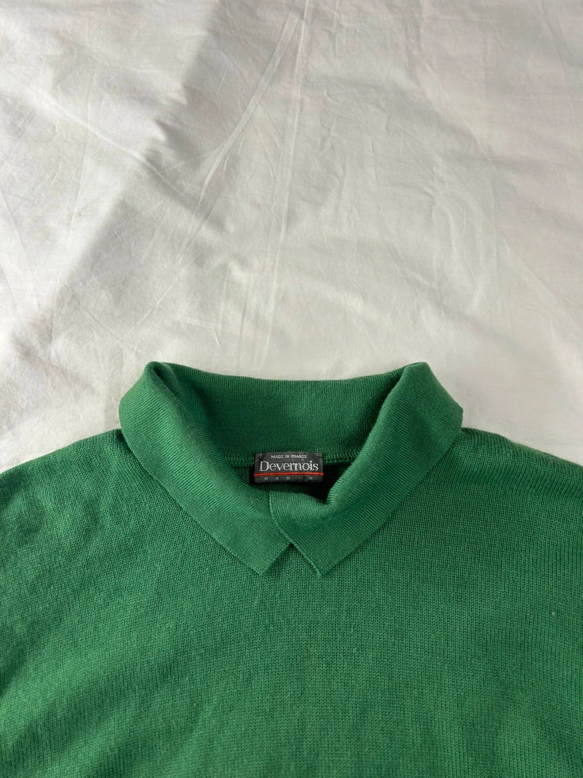 Donkergroen DEVERNOIS PARIS wolblendmark-vest – photo 7